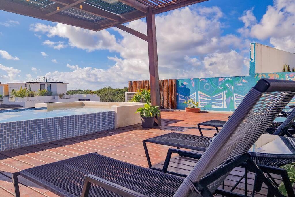 Eco-Friendly And Modern Loft 4 By Noox Apartment Tulum Ngoại thất bức ảnh